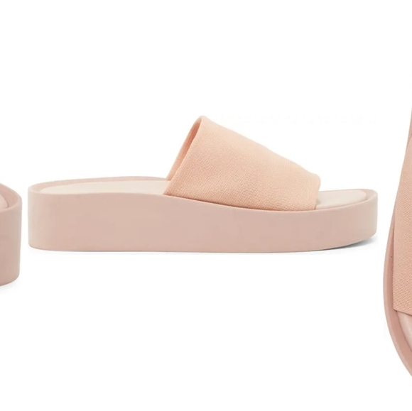 Seychelles catamaran pink platform slide sandal 8.5 - Picture 6 of 6